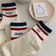 DAYDREAM letters hip-hop all-match women's socks sports socks new cotton socks mid-tube socks daydream