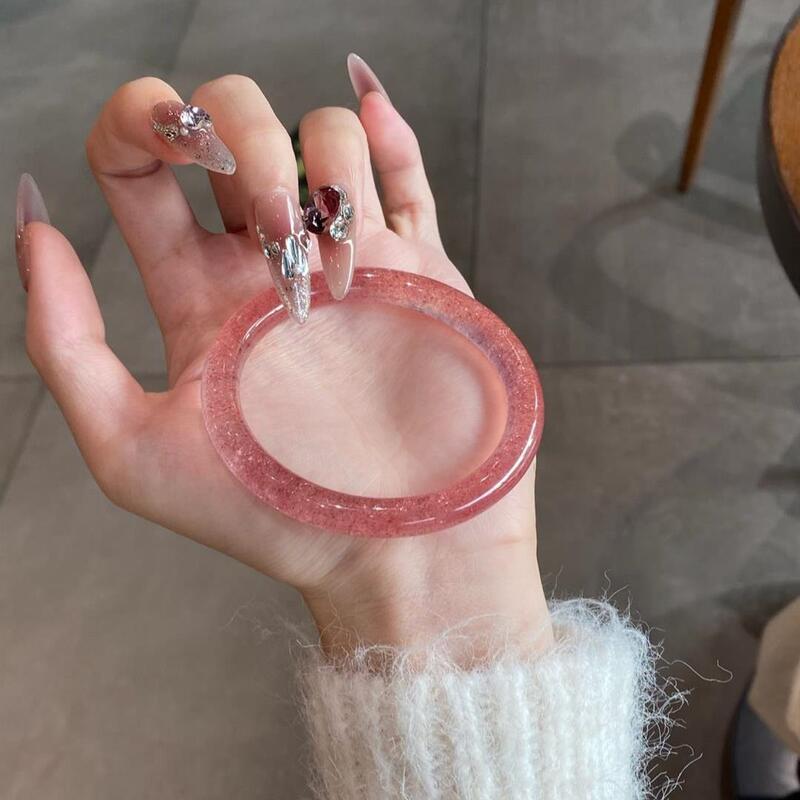 Non-Metallic Crystal Bracelet, Same Style as Xiao Zhan's Authentic Peter Pan Support Red Bracelet, Cat's Eye Gift for Girlfriend