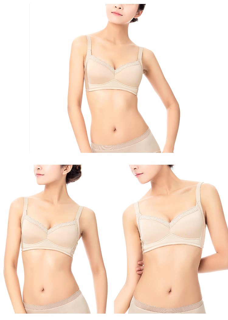 Đạt được 101502 lụa không có vòng thép thoải mái đồ lót nữ là áo ngực mỏng liền mạch áo ngực mỏng áo lót cho người nâng ngực