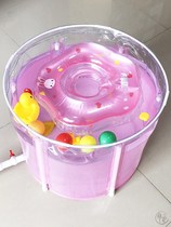 Newborn child swimming pool home children small mobile child free inflatable portable bath tub Indoor