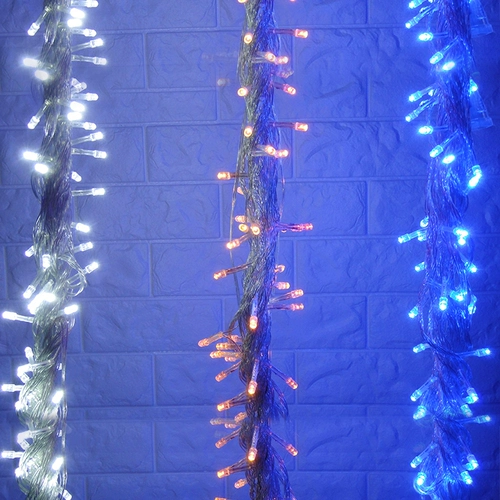 Светодиодные белые фонарики, рождественские гирлянды длиной 10 метров, 80 светодиодных гирлянд, свадебное украшение с хвостовой заглушкой, рождественские огни