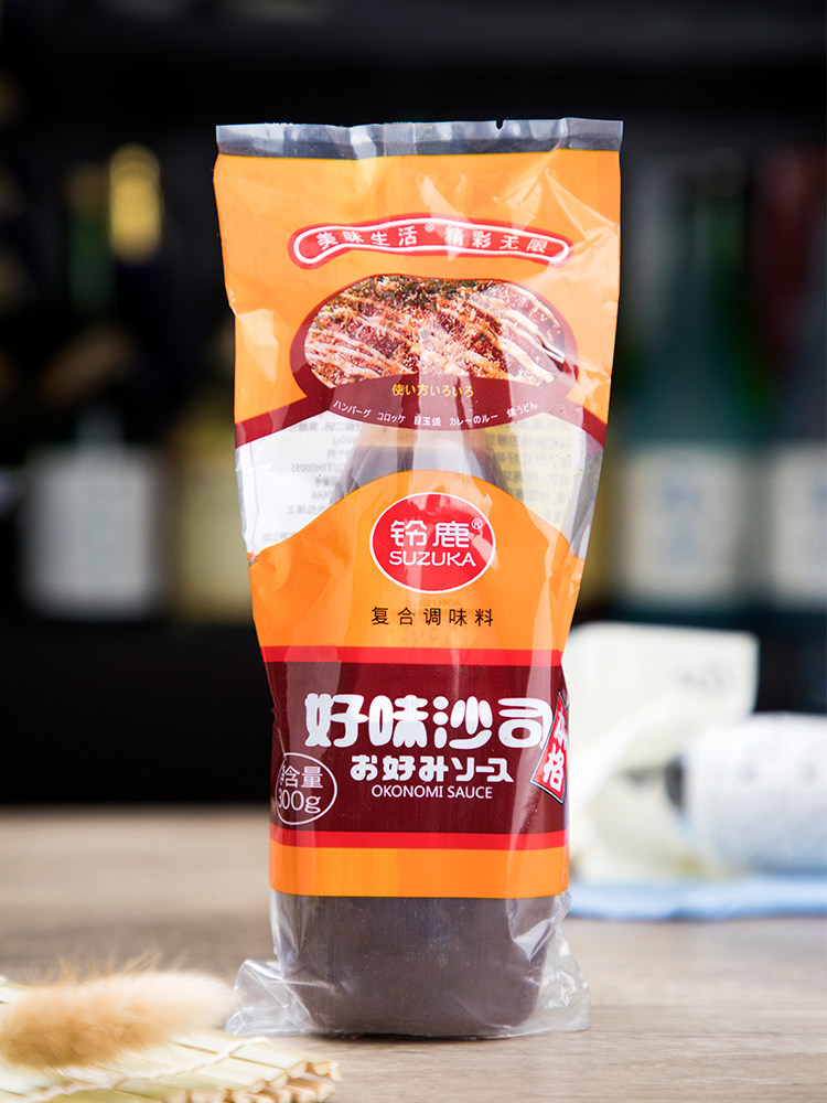 Suzuka Japanese sushi ingredients Octopus meatballs ingredients Good taste juice Teriyaki juice Takoyaki sauce Seasoning sauce 300g