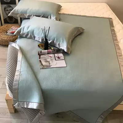 Hanfang ice mat three-piece set 1 8m bed washable air conditioner cool mat summer nude sleeping home machine washable folding