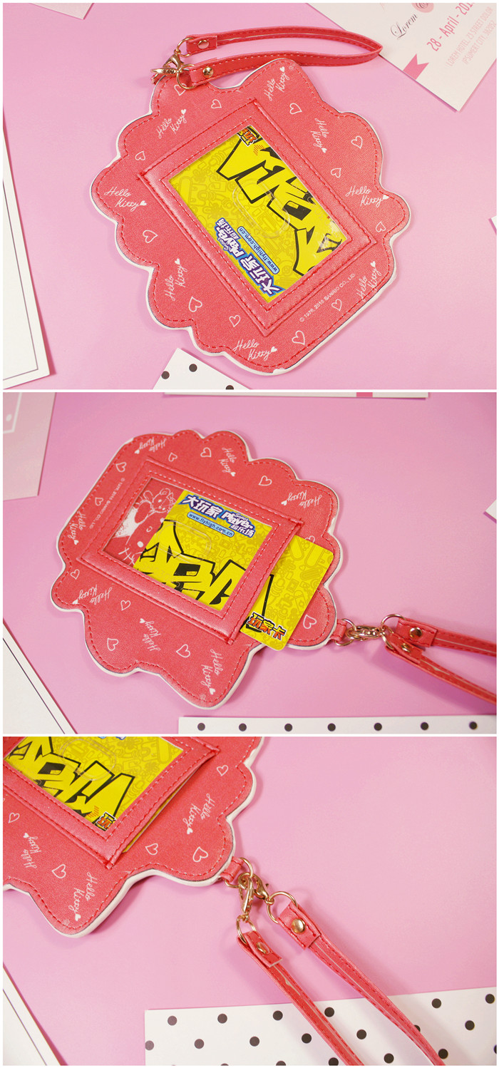 Hàn Quốc kitty sinh viên xe buýt giao thông vận tải thẻ bộ giai điệu phim hoạt hình chìa khóa xích kiểm soát truy cập thẻ bộ túi mặt dây chuyền ví đựng tiền nữ nhỏ gọn