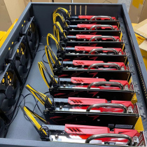  Multi-graphics card 8-card desktop in-line platform barebones chassis Miner 580 3060 1660s eight-card machine