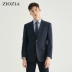 ZIOZIA Mùa hè Hàn Quốc Nam giới Kinh doanh Thời trang Nhẹ thoải mái Suit Suit Suit Suit DZX2SB1107 - Áo khoác đôi