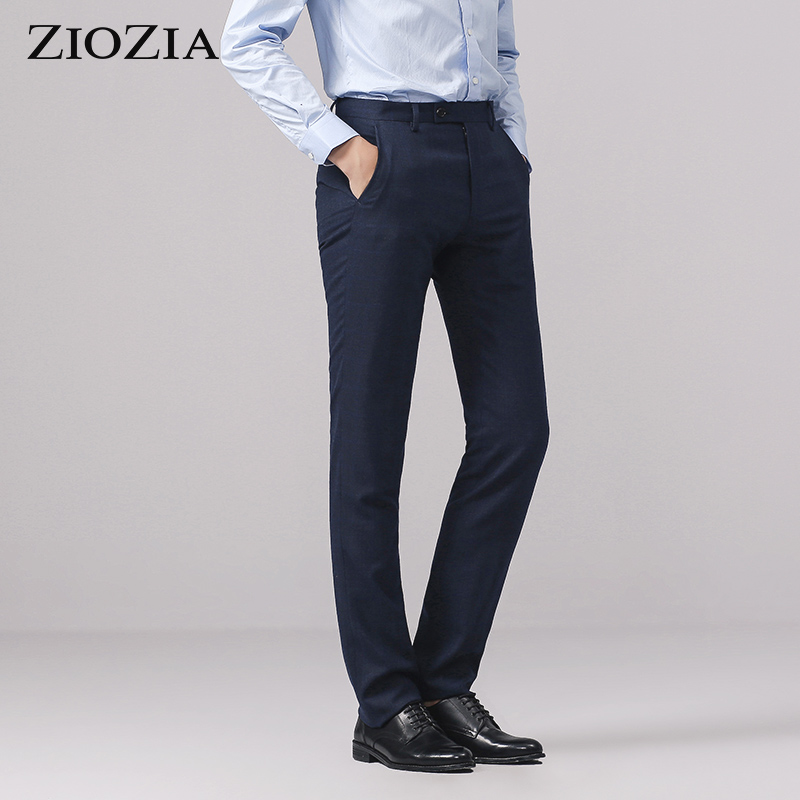 Quần ZIOZIA nam Gentleman Thu New Fit kinh doanh Elastic thời trang thời trang quần CAX3SP1503.