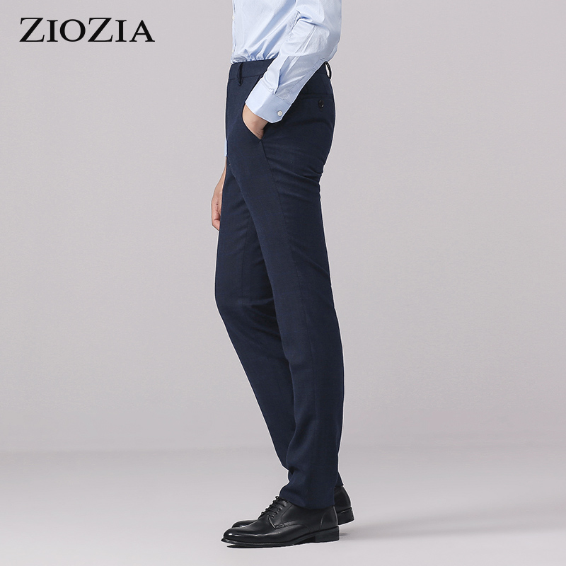 Quần ZIOZIA nam Gentleman Thu New Fit kinh doanh Elastic thời trang thời trang quần CAX3SP1503.