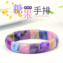 Natural Crystal Shu innate to Ice Jade Candy Hand Steak female South Africa Old stock Sukiishi Jewelry Gift