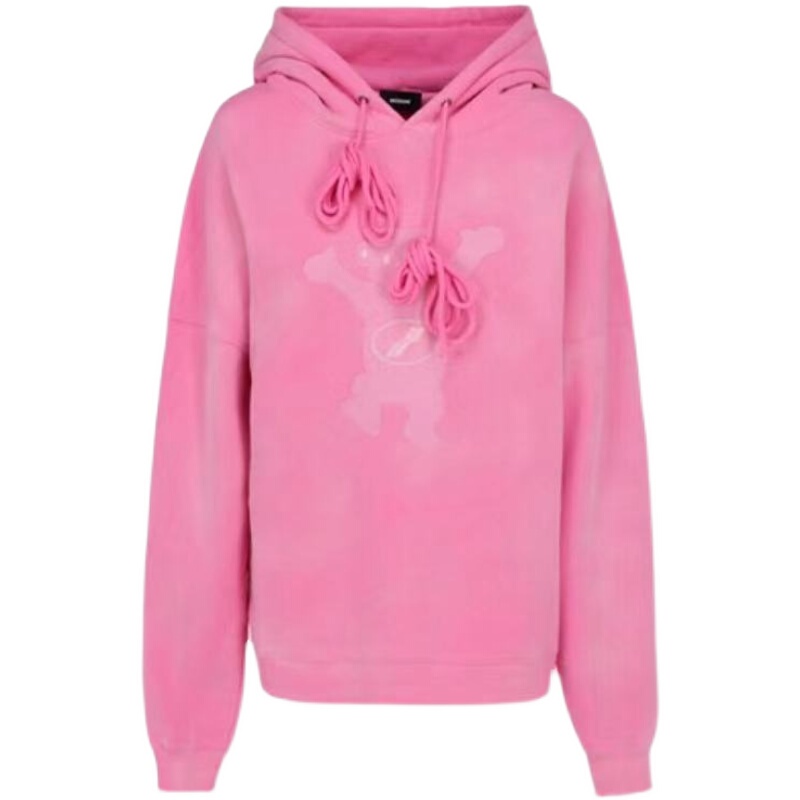 Clearance Price Is Great Value! Wd Zip-Up Teddy Bear Hoodie, Unisex Loose Fit Sweatshirt