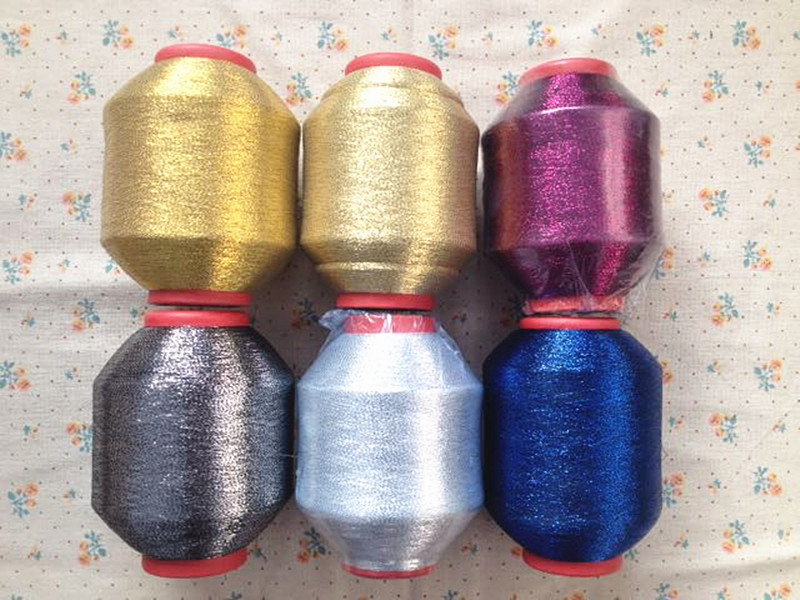 Sweater Knitting Yarn with Bright Silver Color, Gold and Silver Thread for DIY Knitting and Crochet, Red, Green, Blue, and Gold Thread for Use with Yarn