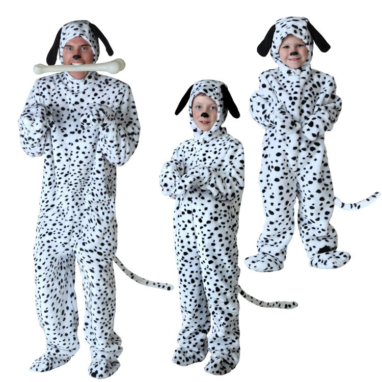 Luxurious Halloween Costumes, Animal and Insect Stage Performance Costumes, Cute Dalmatian Costumes for Adults, Babies and Kidsren