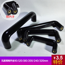  Hot selling hole distance 90 120 180 200 240 320mm oval bakelite handle Bakelite handle machine tool