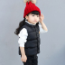 Mùa thu và mùa đông trẻ em mới vest bé trai và bé gái Áo khoác cotton cho bé quần áo mùa đông nhẹ nhàng áo lót cotton ấm áp váy trẻ em Áo ghi lê