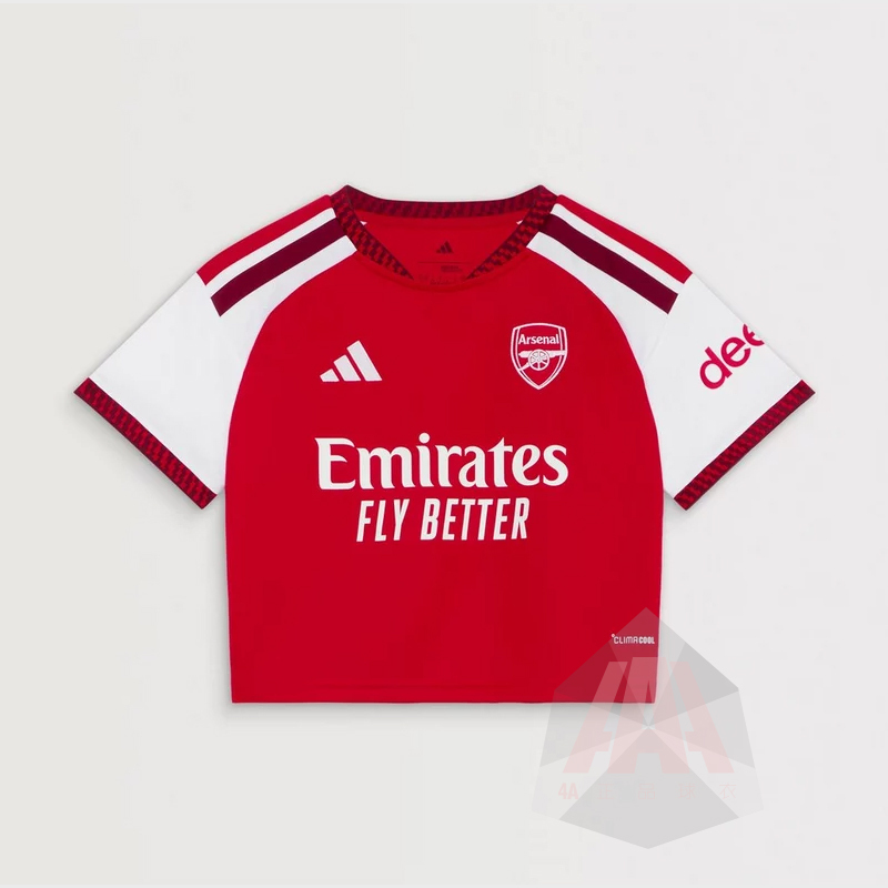 Arsenal 26/27 Home Fan Version Quick-Drying Football Sports Short Women's Short-Sleeved Jersey Kb5586 Arsenal 26/27 Home Fan Version Quick-Drying Football Sports Short Women's Short-Sleeved Jersey Kb5586