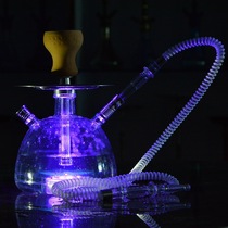 Popcorn Bar water smoke pot KTV arabia water smoke pot oversized smoke bubble jug single double pipe suit acrylic