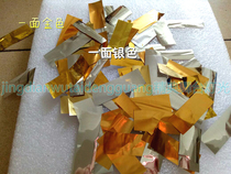 Rainbow Machine Gold Bright Sheet Silver Spray Paper Gold Leaf Color Paper Gold Bar Wedding Hand Throw Flowers Bar Atmosphere Props