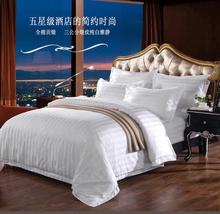 Отель 4 комплекта 40 с цельным атласом зашифрованные одеяла наволочки гостиничные постельные принадлежности