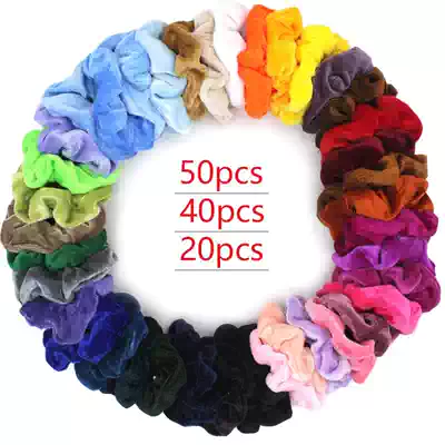 European and American flannelette hair bundle golden velvet