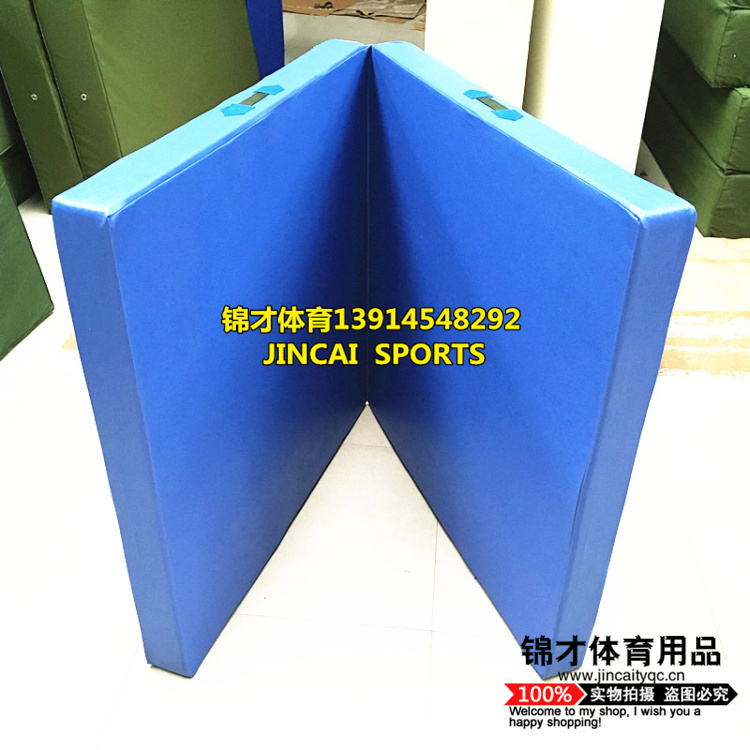 Leather Gymnastics Mat Dance Mat Crunches Sponge Mat Folding Mat Practice Mat School Sporting Goods Sports Mat