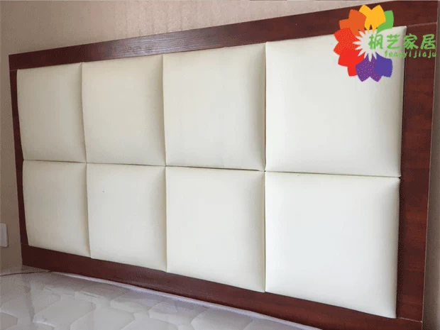 Giường khách sạn gói mềm trở lại phòng nhà khách sạn cho thuê đồ nội thất phòng khách sạn giường trở lại đầu giường gói mềm