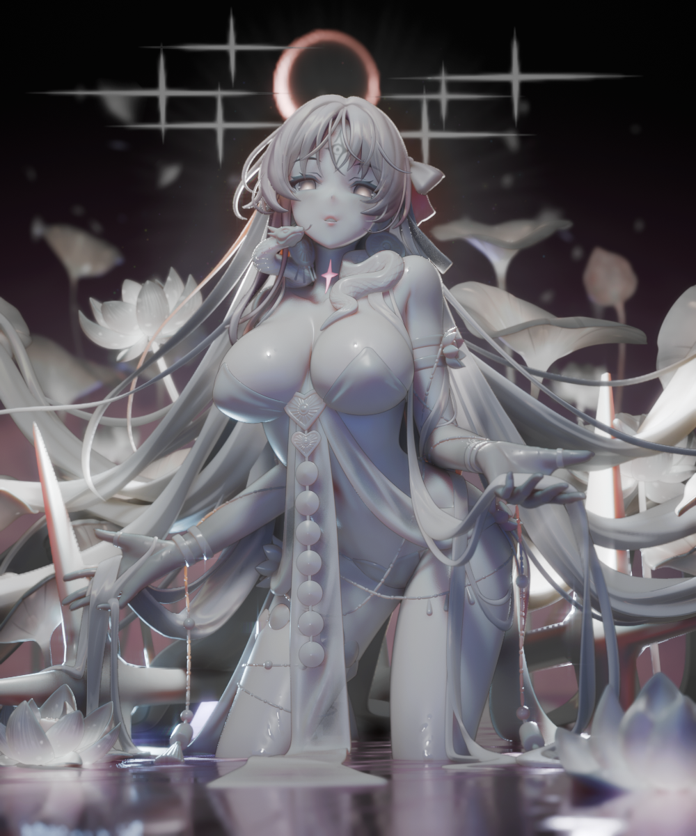 Blender女性角色“杜尔迦”高精度3D模型 Durga 3.png