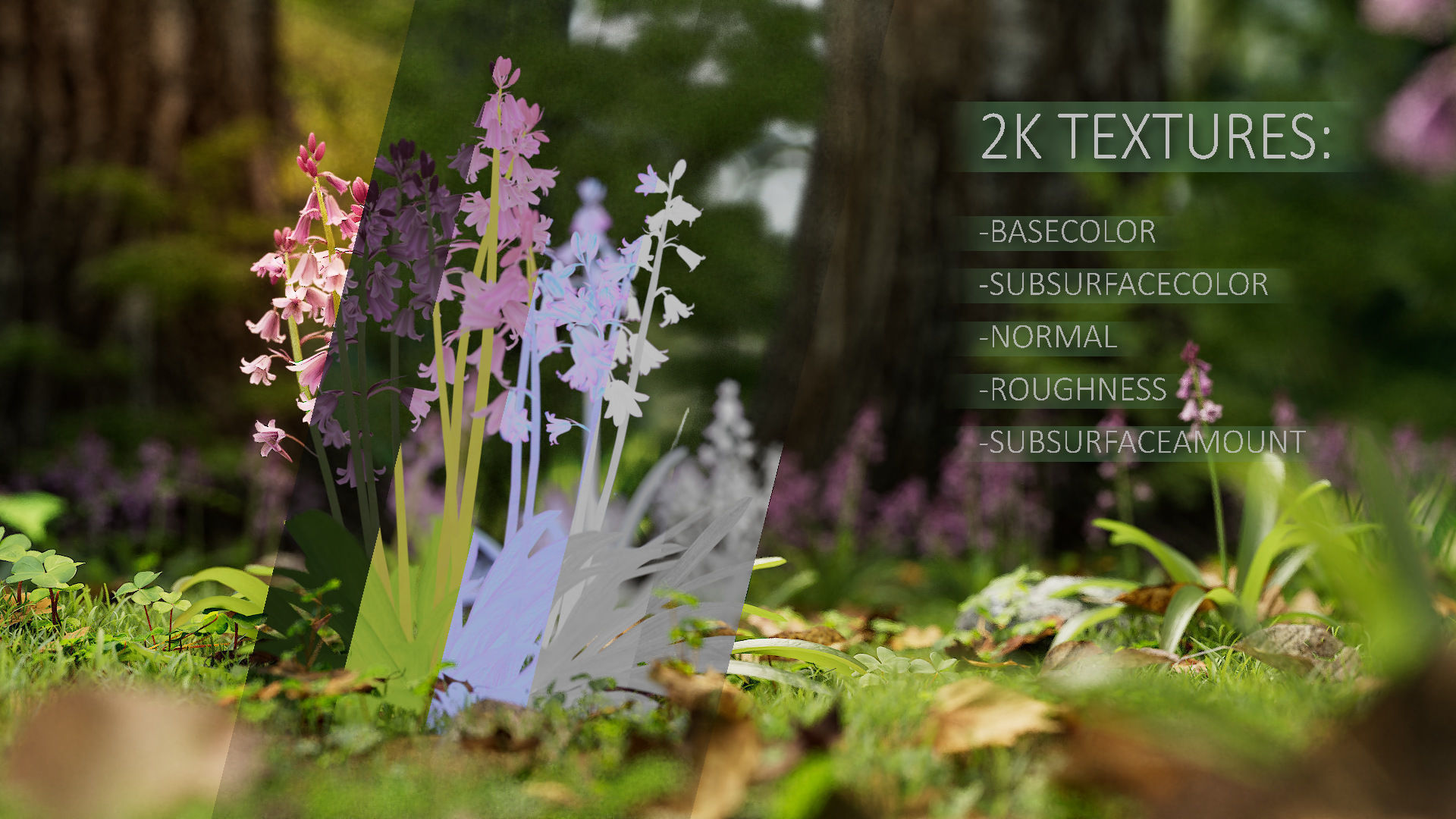 35种低多边形蓝铃花植物3D模型(Blend/FBX/OBJ格式) Bluebell Pack vol05 Low-poly 3D model bluebell-pack-vol05-3d-model-low-poly-obj-blend (4.jpg