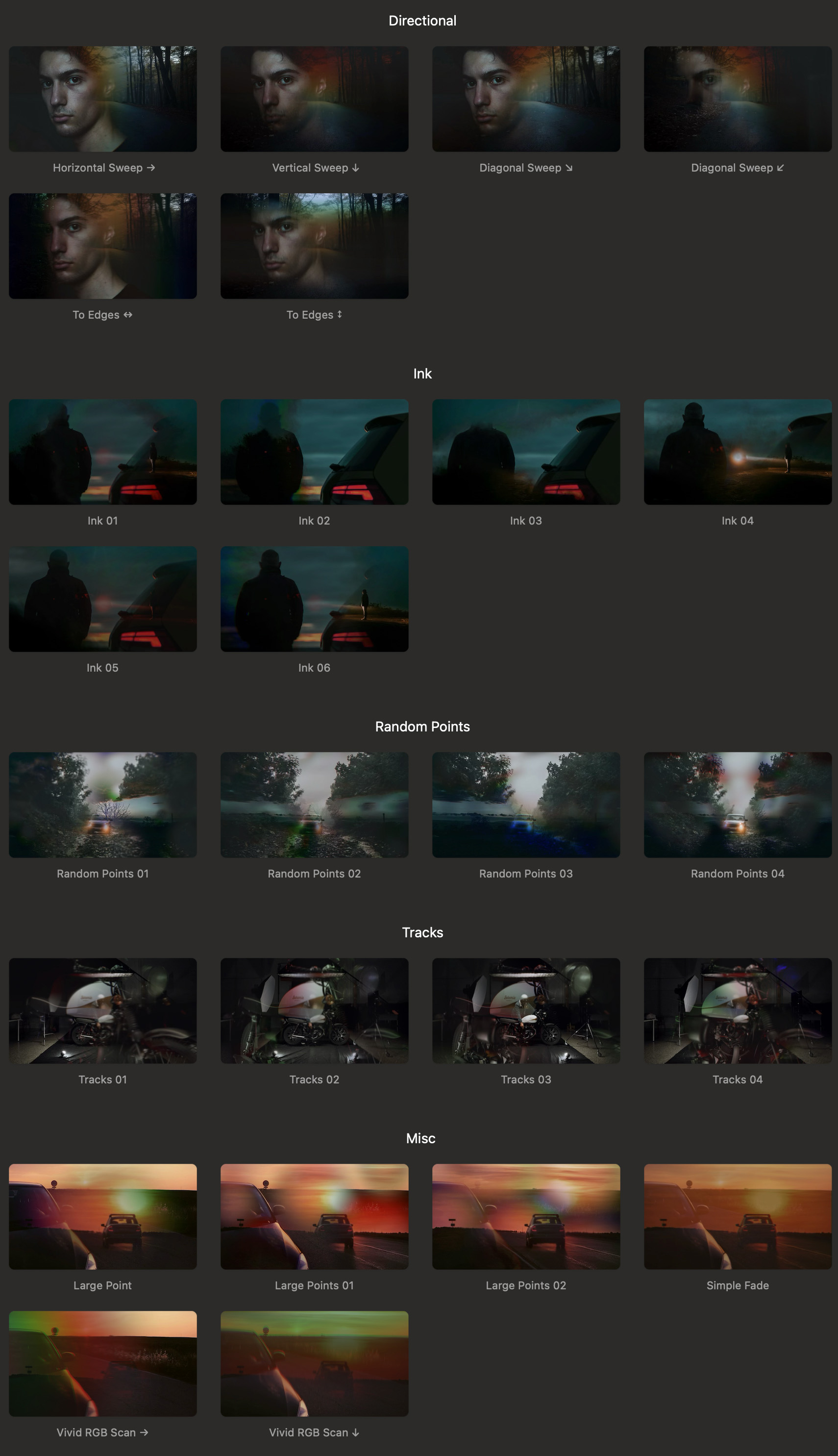 中英双语-FCPX插件|26种电影级淡入淡出柔和过渡转场预设 Soft Transitions