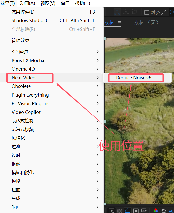 中文汉化-AE专业视频画面降噪插件 Neat Video Pro v6.0.0 Win 一键安装版 AE1.png