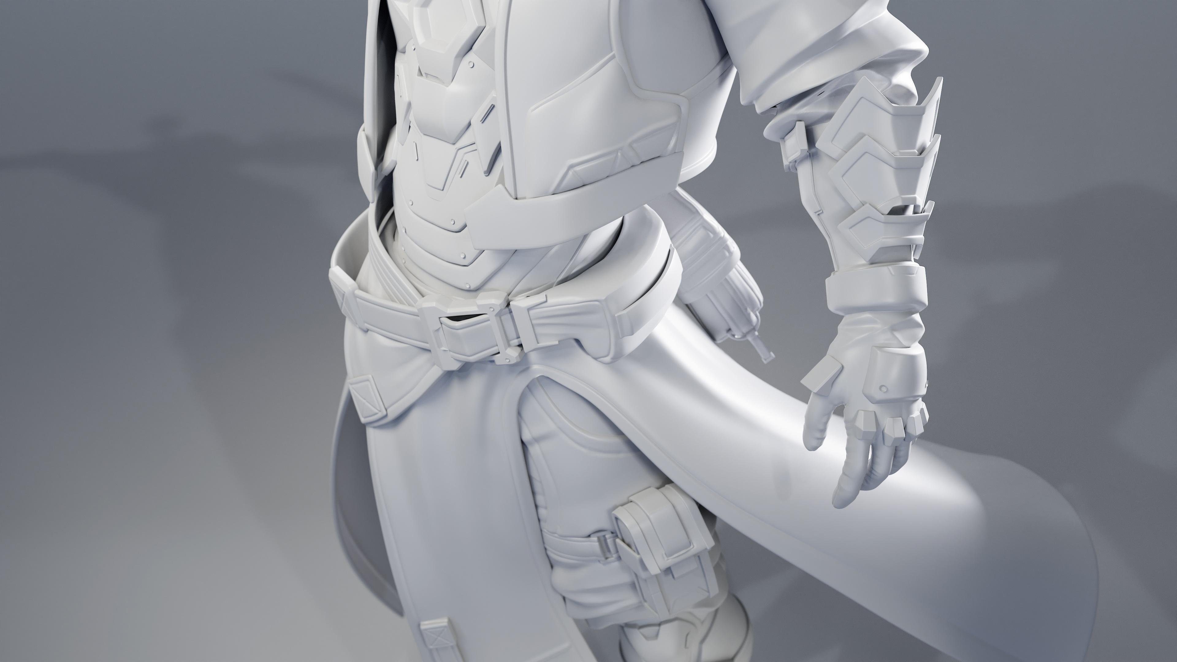 中英文字幕-ZBrush游戏次世代科幻人物高精度角色模型雕刻细化建模教程+工程文件 Creating sci-fi stylized high poly characters in Zbrush 1d0ae1c3.jpg