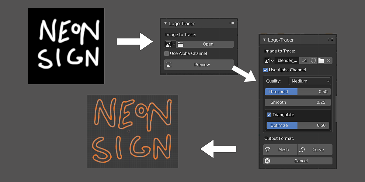 Blender图像转曲线网格插件 Logo Tracer v1.22 image_processing20201011-4-hvmgbq.png