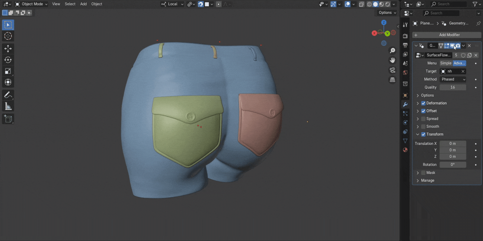 Blender实时网格贴合表面变形插件 Surfaceflow V1.0 – Realtime Surface Deformation Rec_0051_iteration_2.gif