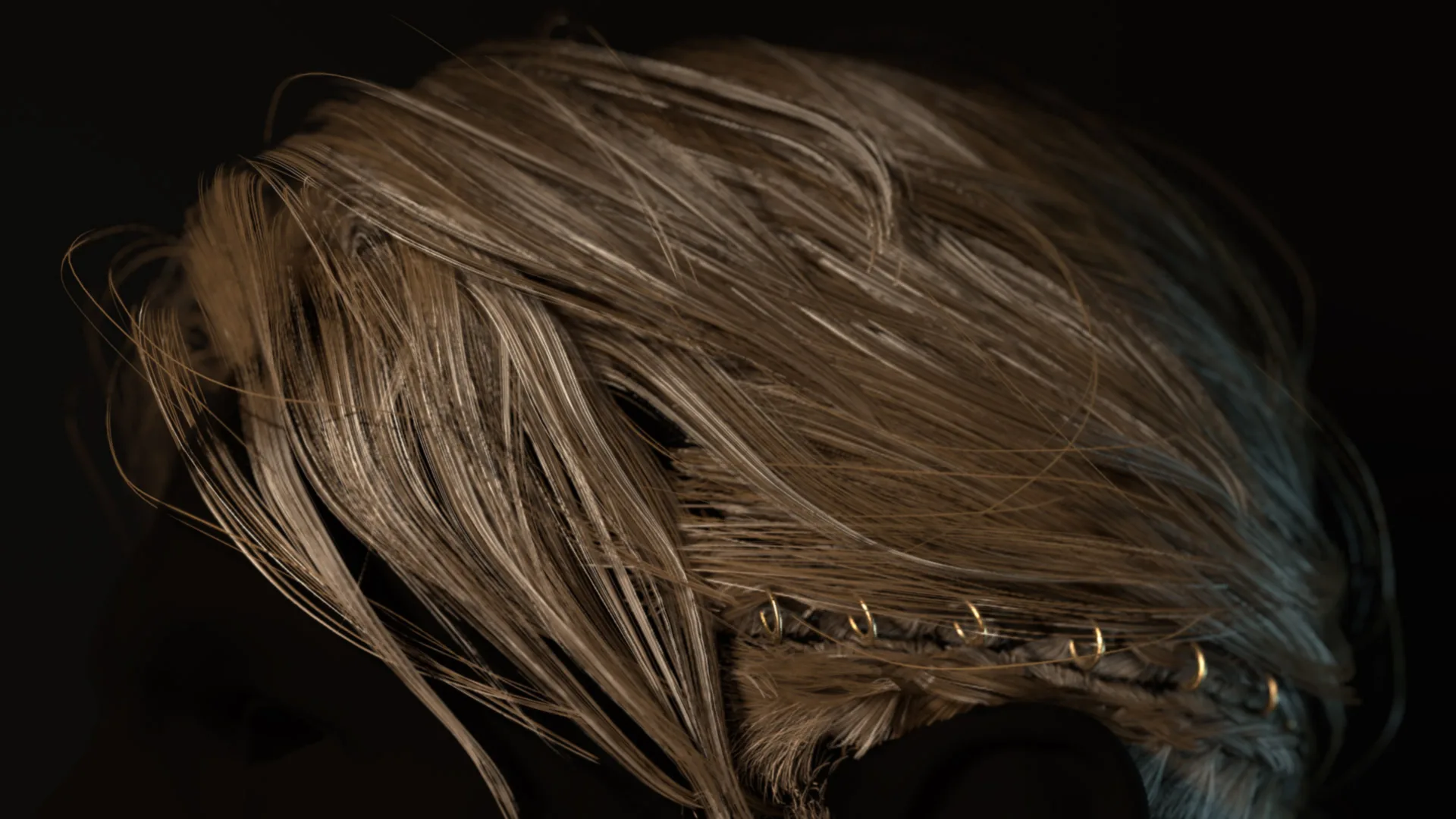 Blender游戏角色头发制作全流程教程 Creating Hair For Games in Blender 10002.webp