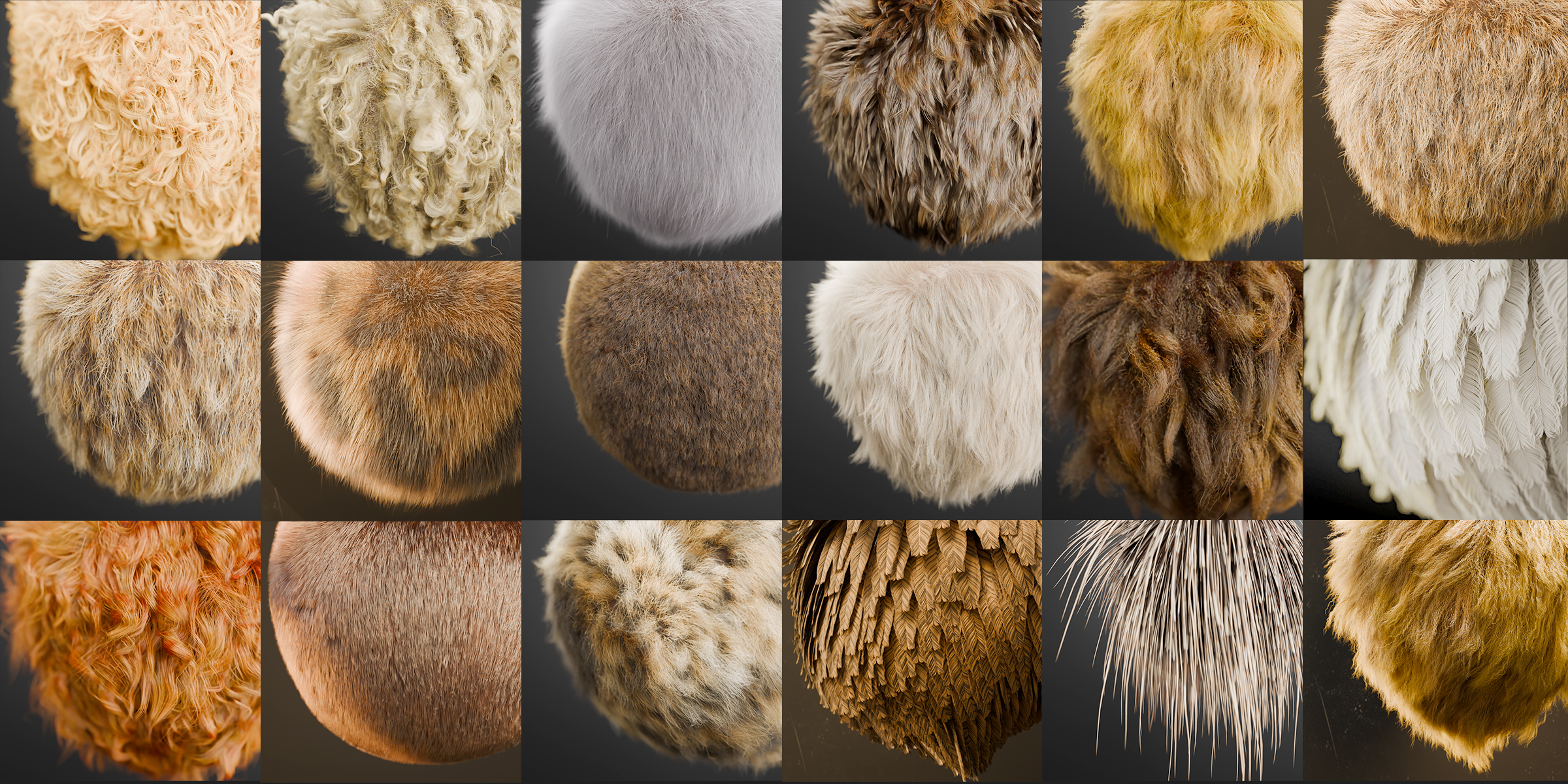 Blender头发毛发制作生成物理模拟系统资产预设库(含中英文字幕教程) Strandkit The Hair, Fur & Dynamics Library V1.5.1 Feature Image.jpg