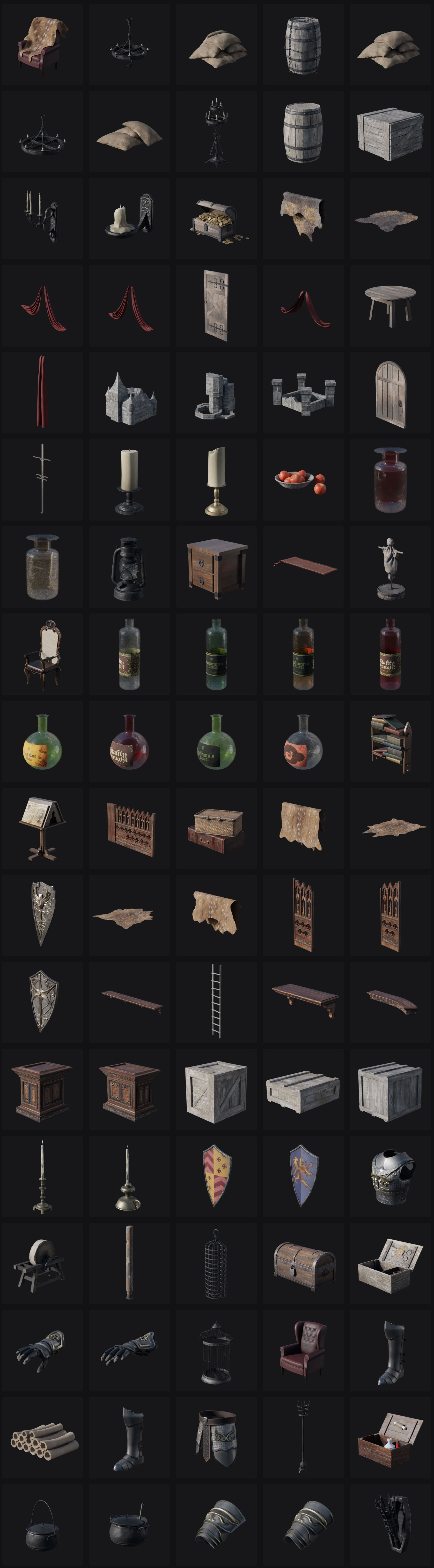 中世纪国王巫师奇幻室内场景3D模型包 Kitbash3D – Enchanted Interiors (C4D/FBX/OBJ/Blender/3DS MAX/Maya/Houdini/Unity/UE格式) QQ截图20251027190703_02.jpg