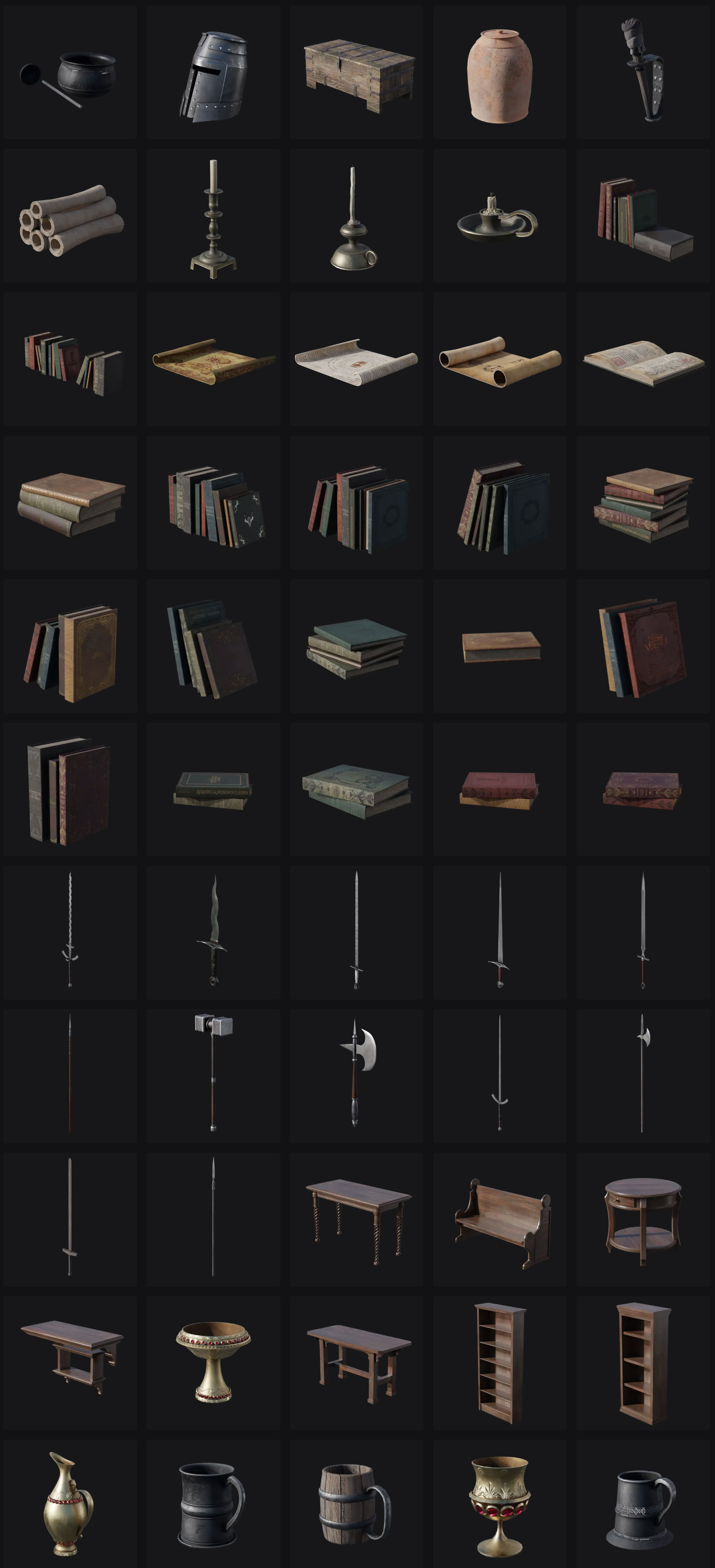 中世纪国王巫师奇幻室内场景3D模型包 Kitbash3D – Enchanted Interiors (C4D/FBX/OBJ/Blender/3DS MAX/Maya/Houdini/Unity/UE格式) QQ截图20251027190703_03.jpg