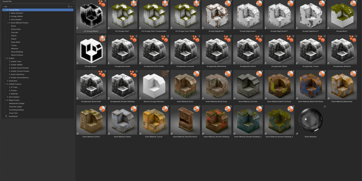 Blender破损做旧污渍散布破碎污效果生成资产预设 + 中英文字幕视频教程 Damage Control – Ultimate Bundle b561c005-e99a-4ee5-b01c-41b9dbd734ac.png