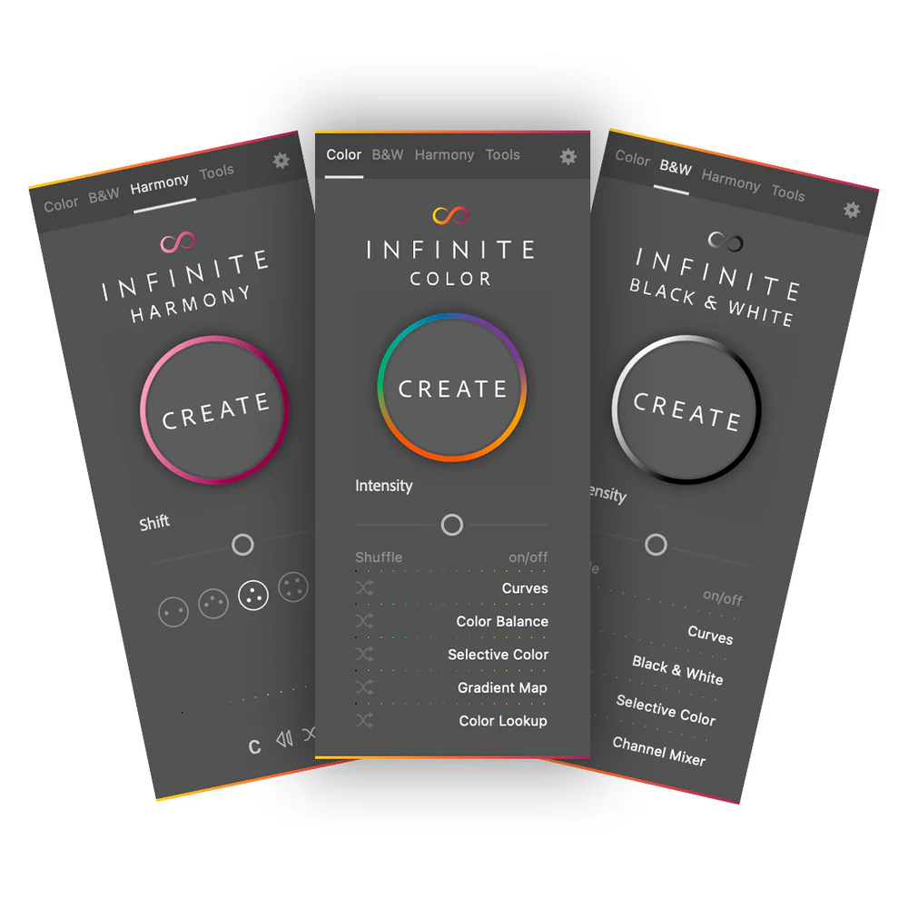 PS一键色彩分级配色调色插件 Infinite Tools – Infinite Color Bundle v1.0.2 PS一键色彩分级配色调色插件 Infinite Tools – Infinite Color Bundle v1.0.2