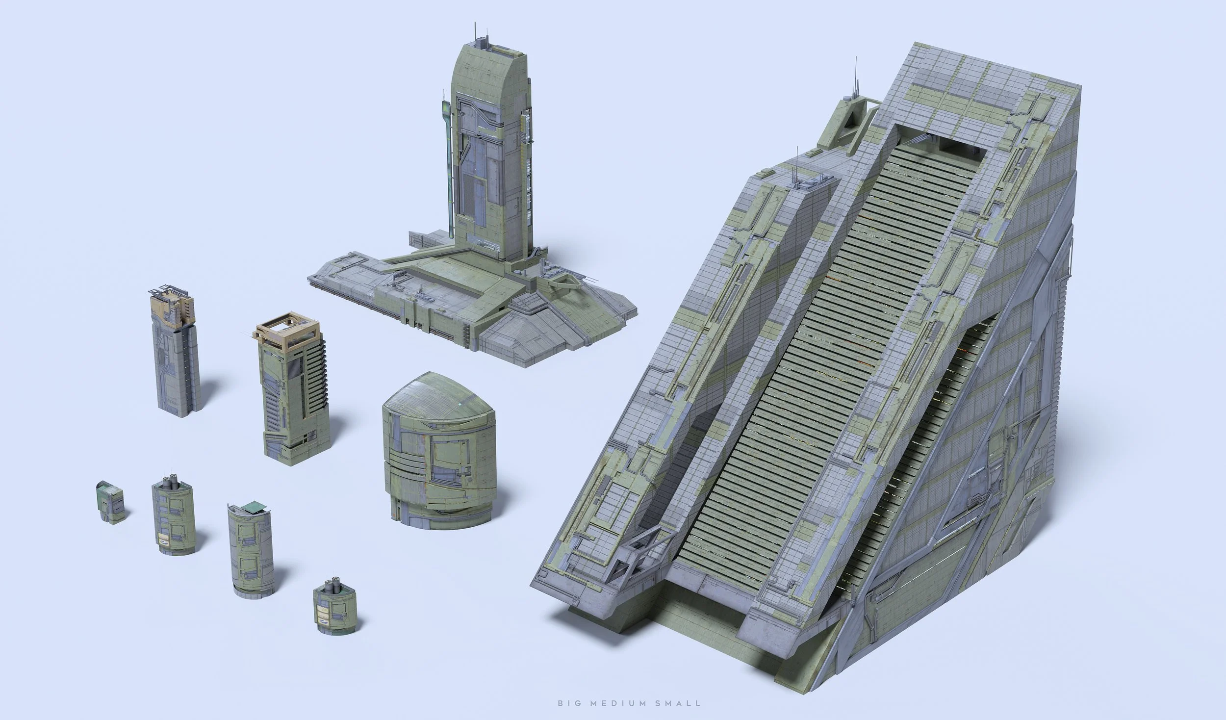次世代赛博朋克日本千叶城市建筑楼房街道场景人物角色3D模型资产 BigMediumSmall – Chiba city (Blender/OBJ/FBX/Unreal格式) Back_Buildings2.webp