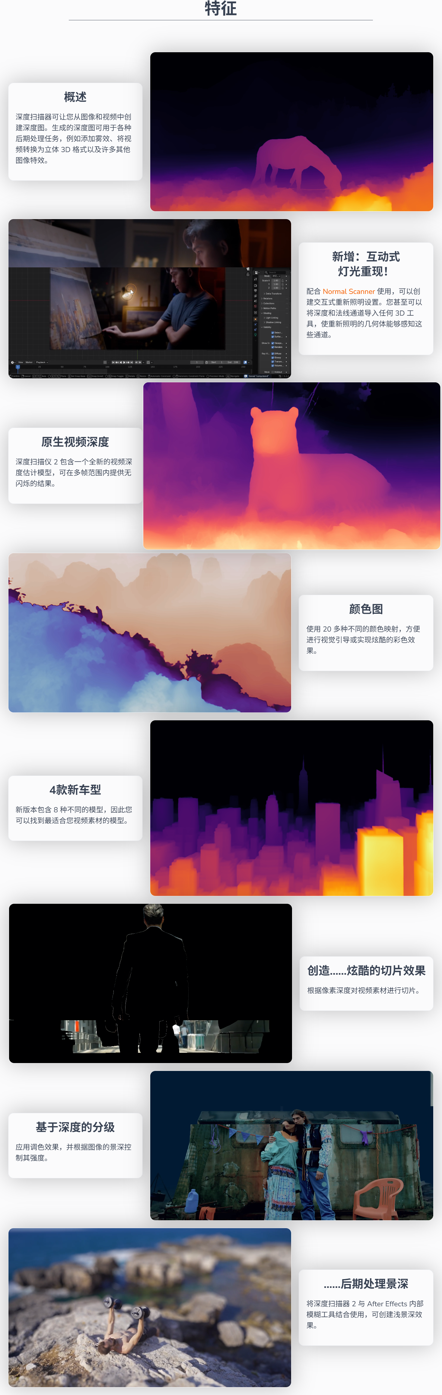 AE/PR场景扫描DOF深度图生成插件 Depth Scanner 2 v2.6.64 Win/Mac