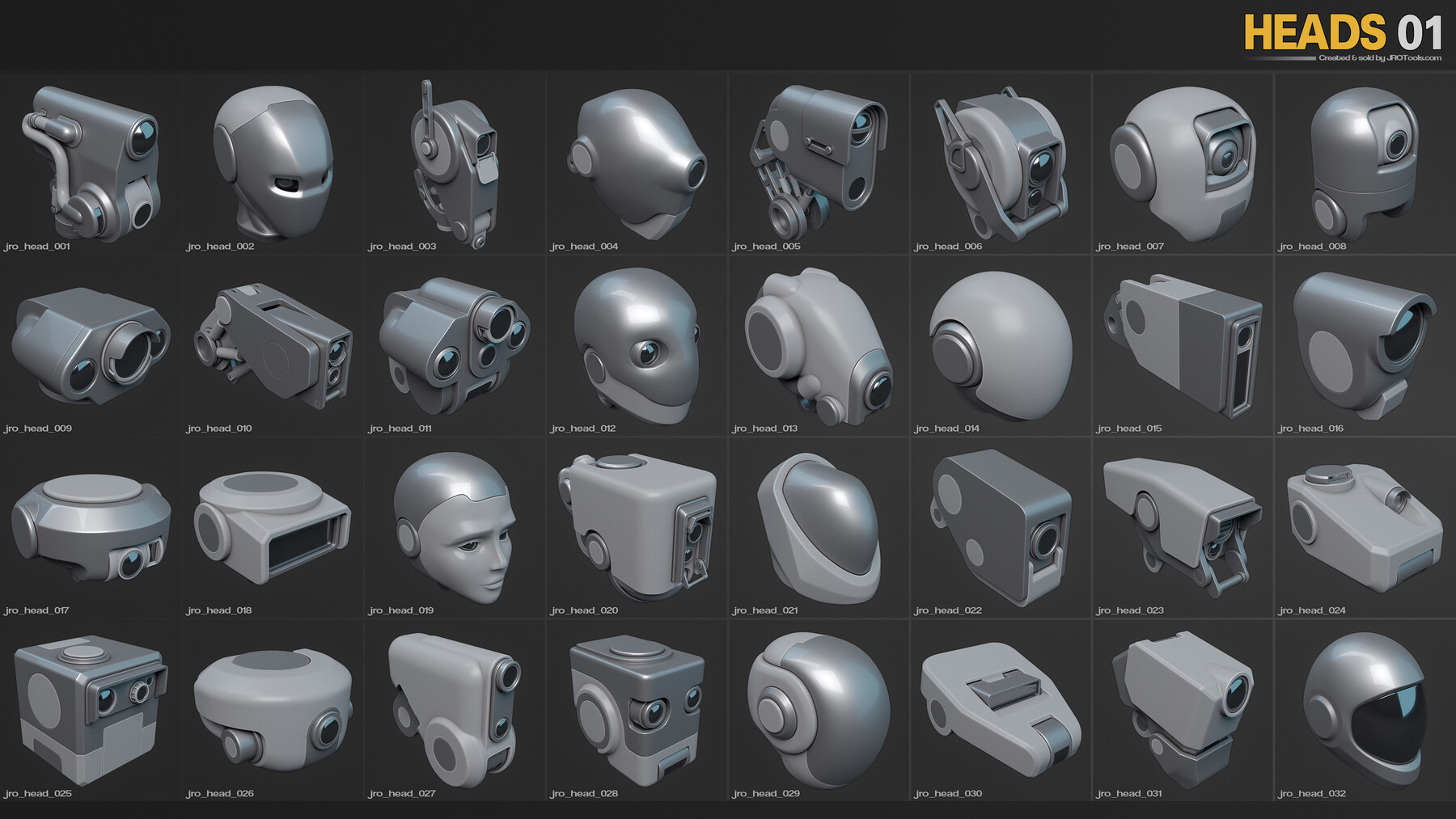 1271组科幻机械手脚头零部件硬表面模型3D资产 Hard-Surface Kitbash Collection (FBX/OBJ/Maya格式) 8d5a1f6b-87b8-467a-a592-f67dd406e564.jpg