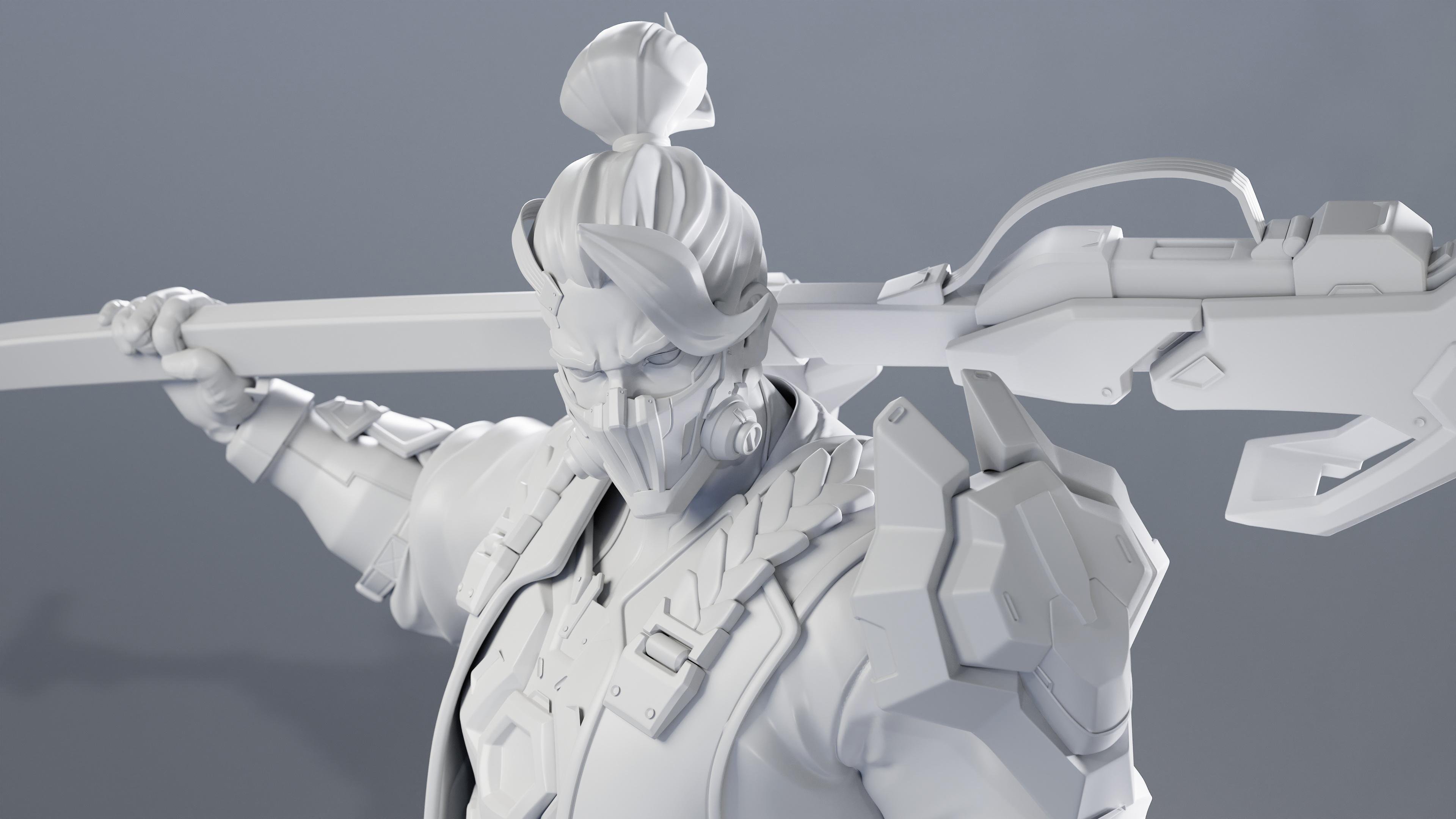 中英文字幕-ZBrush游戏次世代科幻人物高精度角色模型雕刻细化建模教程+工程文件 Creating sci-fi stylized high poly characters in Zbrush 34145b6a.jpg