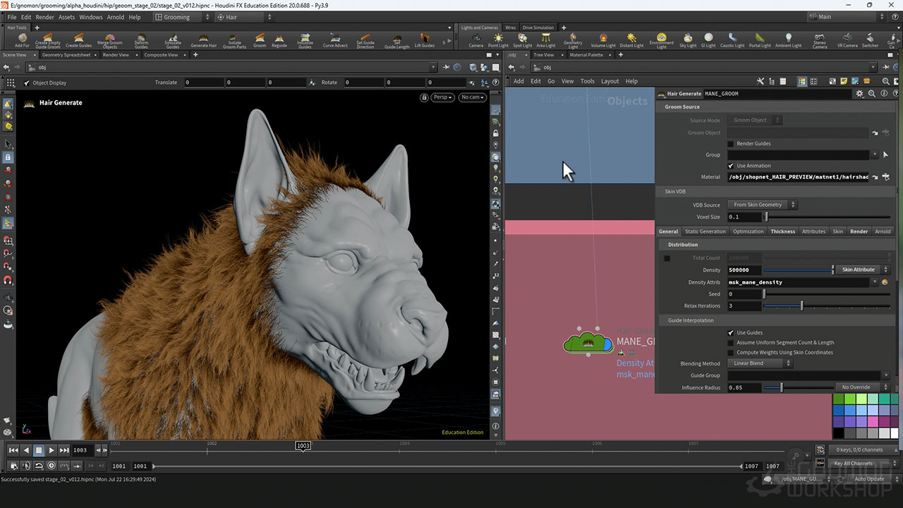 中英文字幕-Houdini动物毛发模拟阿诺德渲染教程 Fantasy Creature Grooming in Houdini 10005.jpg