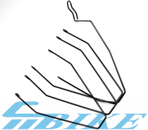 aceoffix fender ti bracket small cloth fender black titanium bracket suitable for Yingbu