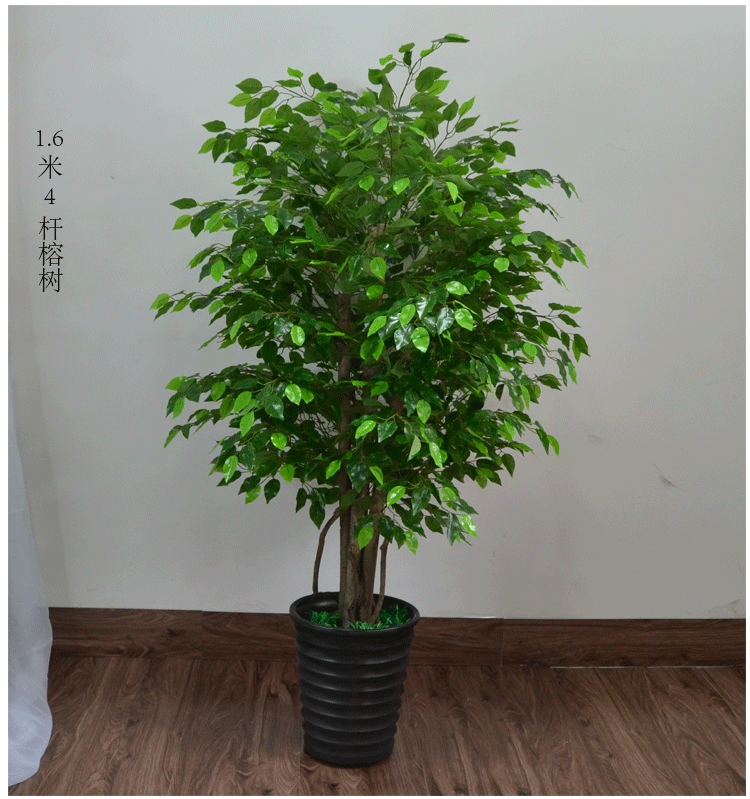 Mô phỏng cây xanh giả bạch đàn mô phỏng lớn bạch đàn khách sạn phòng khách sàn hoa đặt trang trí thân cây bằng gỗ tùy chỉnh - Hoa nhân tạo / Cây / Trái cây lan giả hạc rừng