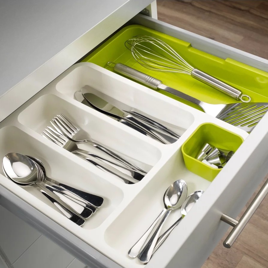 JOSEPH cabinet drawer finishing box cutlery grid box drawer type partition chopsticks spoon knife and fork storage box