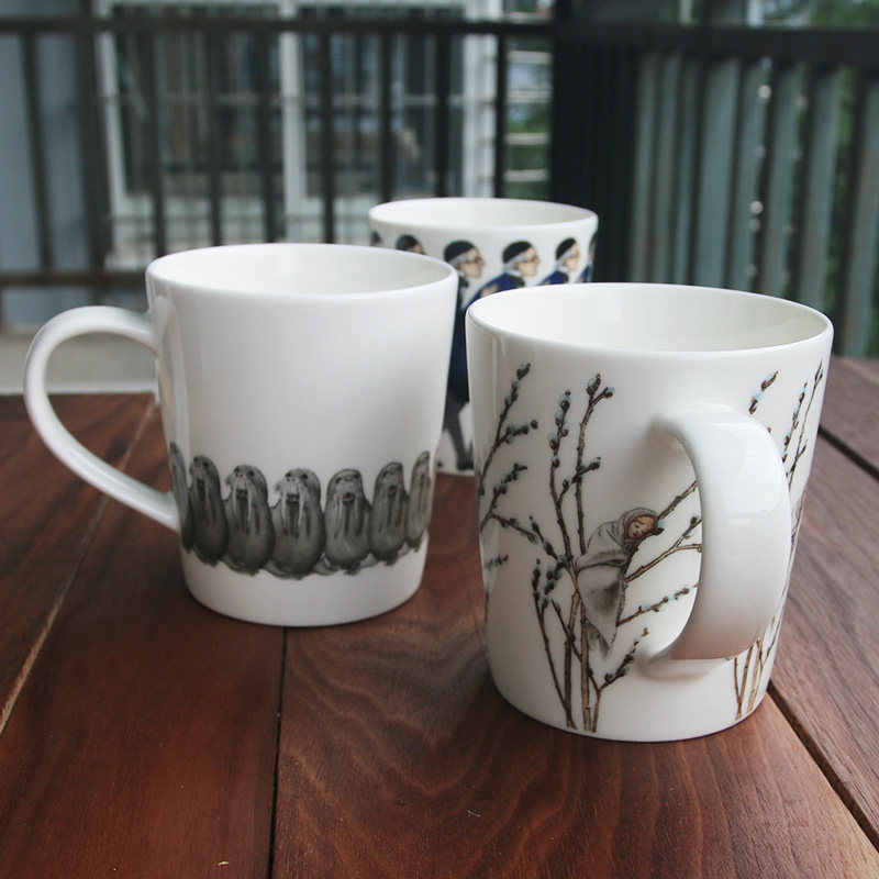 Nordic minimalist Swedish Elsa Beskow mug water cup coffee cup Design House tea cup