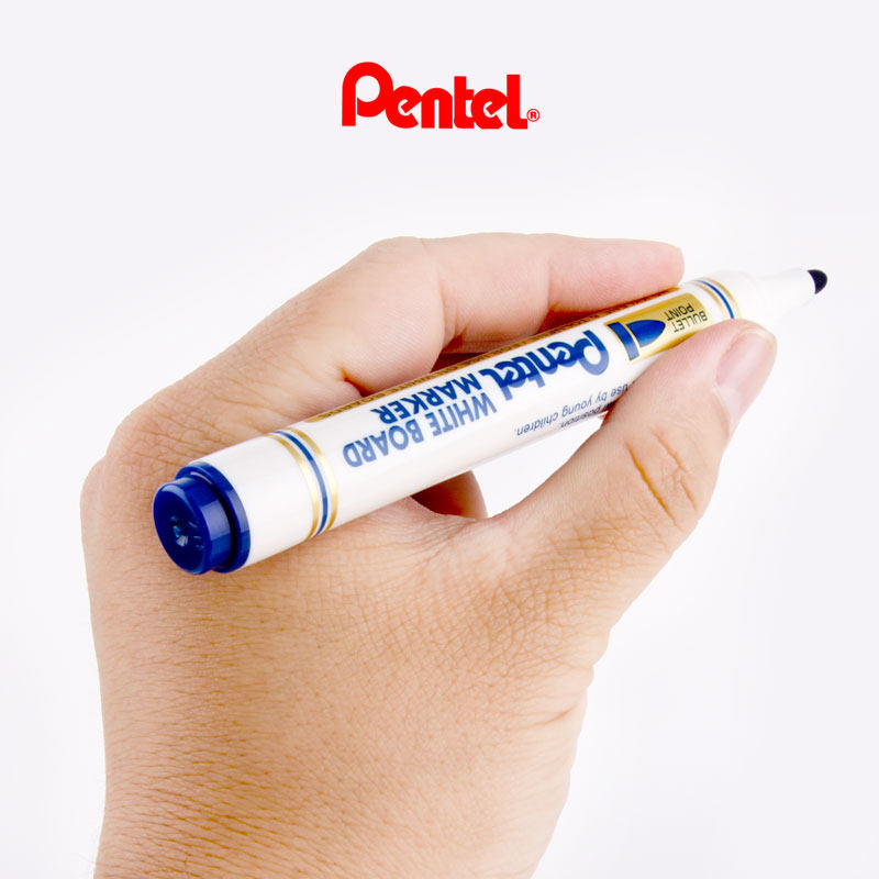 Pentel派通白板笔MW85进口白板笔擦除干净不留痕迹培训讲课专用笔
