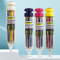 Япония Hightide Penco Eight -Cologenced Crayons Детские вращающиеся цвето