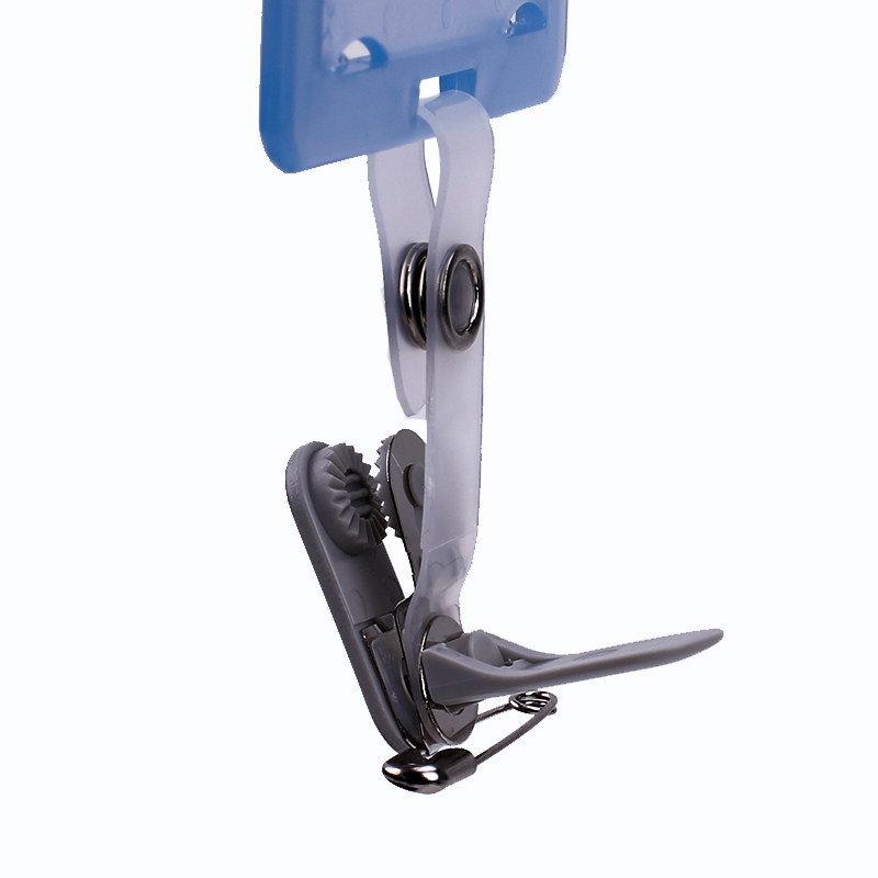 日本SONIC索尼克胸卡夹扣 证件卡ID卡工作卡吊夹多用途360度旋转